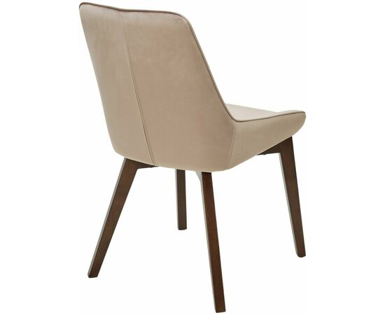 Стул CRISTIAN Future-009 латте, велюр / орех, ®DISAUR, изображение 6 | Интернет магазин мебели и декора LifeDekor