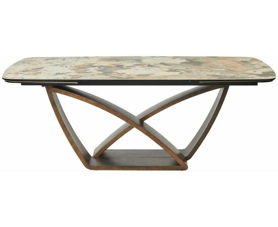 Стол ALONSO 200 TL-137  матовый, испанская керамика / брашированный каркас, цвет медный, ®DISAUR, изображение 22 | Интернет магазин мебели и декора LifeDekor