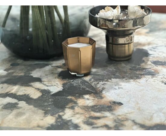 Стол ALONSO 200 TL-137  матовый, испанская керамика / брашированный каркас, цвет медный, ®DISAUR, изображение 8 | Интернет магазин мебели и декора LifeDekor