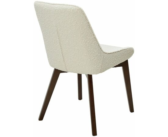 Стул CRISTIAN White A2635-1A, букле / орех, ®DISAUR, изображение 6 | Интернет магазин мебели и декора LifeDekor