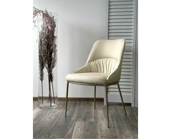 Стул ABRIOLA Milk Ti-02, PU / шампань, ®DISAUR, изображение 6 | Интернет магазин мебели и декора LifeDekor