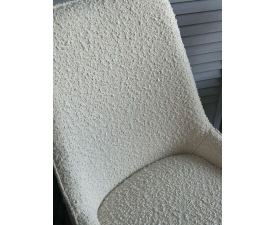 Стул CRISTIAN White A2635-1A, букле / орех, ®DISAUR, изображение 5 | Интернет магазин мебели и декора LifeDekor