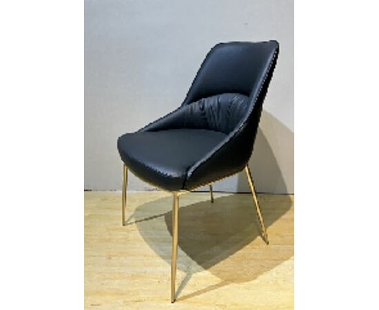 Стул ABRIOLA Black Ti-25, PU / бронзовый, ®DISAUR, изображение 2 | Интернет магазин мебели и декора LifeDekor