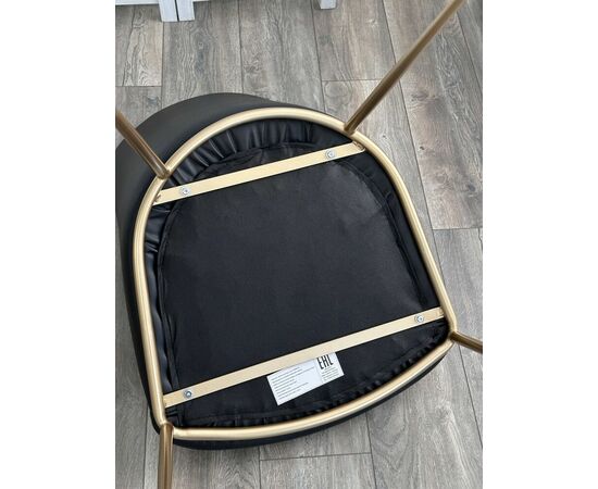 Стул ABRIOLA Black Ti-25, PU / бронзовый, ®DISAUR, изображение 3 | Интернет магазин мебели и декора LifeDekor