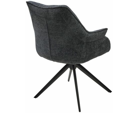 Стул OVE 360 град. поворот. RAVEN18 Серый, ткань / Черный, ®DISAUR, изображение 6 | Интернет магазин мебели и декора LifeDekor