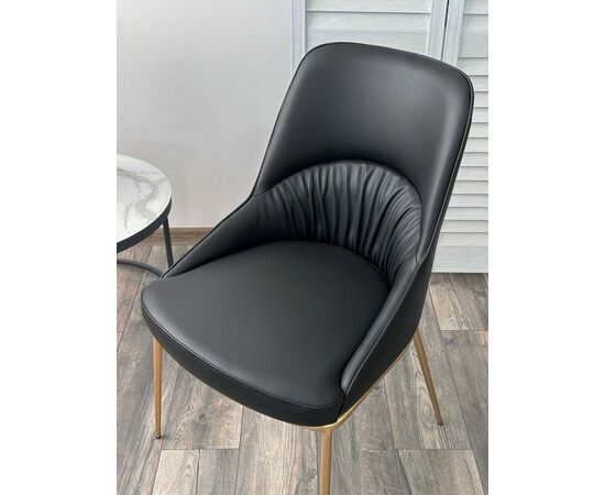 Стул ABRIOLA Black Ti-25, PU / бронзовый, ®DISAUR, изображение 5 | Интернет магазин мебели и декора LifeDekor