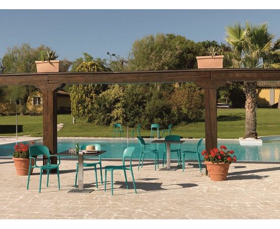 Стул GIPSY 40.09 (Z025 полипропилен в цвете турчезе) | Интернет магазин мебели и декора LifeDekor