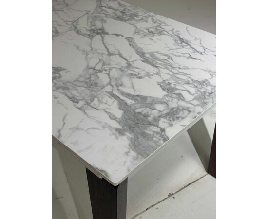 Стол ESMIR 180 MATTE ARABESCATO SOLID CERAMIC/ орех, ®DISAUR, изображение 5 | Интернет магазин мебели и декора LifeDekor