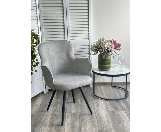 Стул ALTAIR 360 град. поворот. NS10 серый, букле / черный каркас, М-City, изображение 5 | Интернет магазин мебели и декора LifeDekor