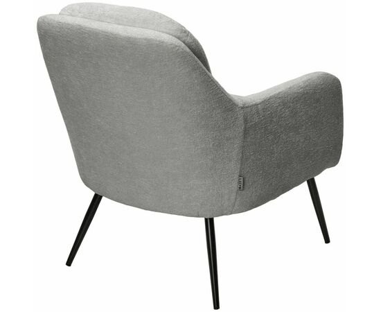 Кресло ARGOS 3018-03 светло-серый, шенилл / черный каркас, ®DISAUR, изображение 2 | Интернет магазин мебели и декора LifeDekor