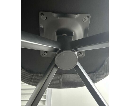 Стул TORNADO 360 град. Серый Brego-07, ткань/ темно-серый Modern-454, велюр/ черный каркас, DISAUR, изображение 7 | Интернет магазин мебели и декора LifeDekor