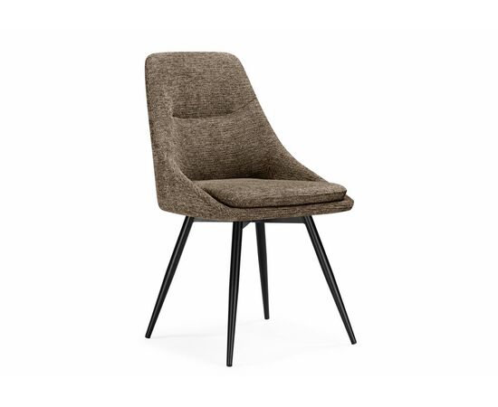 Стул на металлокаркасе Avian вращающийся светло-коричневый / черный | Интернет магазин мебели и декора LifeDekor