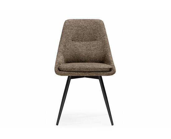 Стул на металлокаркасе Avian вращающийся светло-коричневый / черный, изображение 2 | Интернет магазин мебели и декора LifeDekor