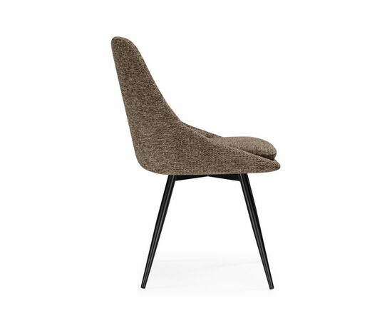 Стул на металлокаркасе Avian вращающийся светло-коричневый / черный, изображение 3 | Интернет магазин мебели и декора LifeDekor