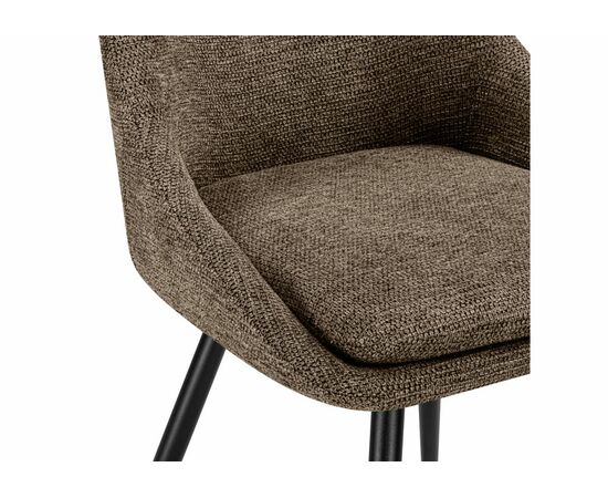 Стул на металлокаркасе Avian вращающийся светло-коричневый / черный, изображение 6 | Интернет магазин мебели и декора LifeDekor