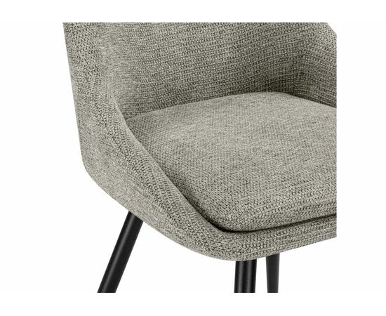 Стул на металлокаркасе Avian вращающийся светло-серый / черный, изображение 6 | Интернет магазин мебели и декора LifeDekor