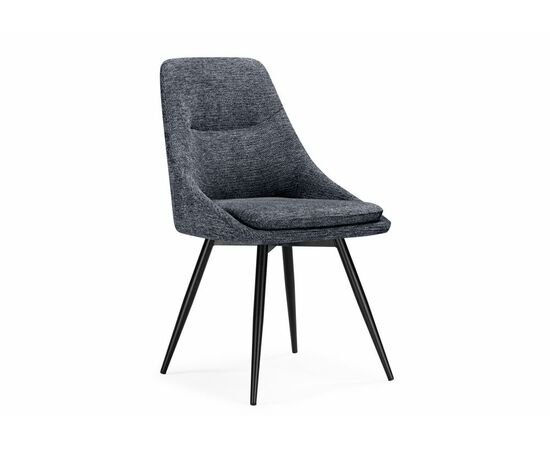 Стул на металлокаркасе Avian вращающийся темно-серый / черный | Интернет магазин мебели и декора LifeDekor