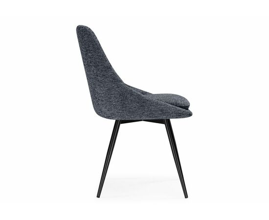 Стул на металлокаркасе Avian вращающийся темно-серый / черный, изображение 3 | Интернет магазин мебели и декора LifeDekor