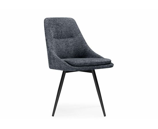 Стул на металлокаркасе Avian вращающийся темно-серый / черный, изображение 4 | Интернет магазин мебели и декора LifeDekor