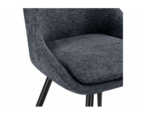 Стул на металлокаркасе Avian вращающийся темно-серый / черный, изображение 6 | Интернет магазин мебели и декора LifeDekor