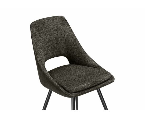 Стул на металлокаркасе Avianus вращающийся коричневый / черный, изображение 6 | Интернет магазин мебели и декора LifeDekor