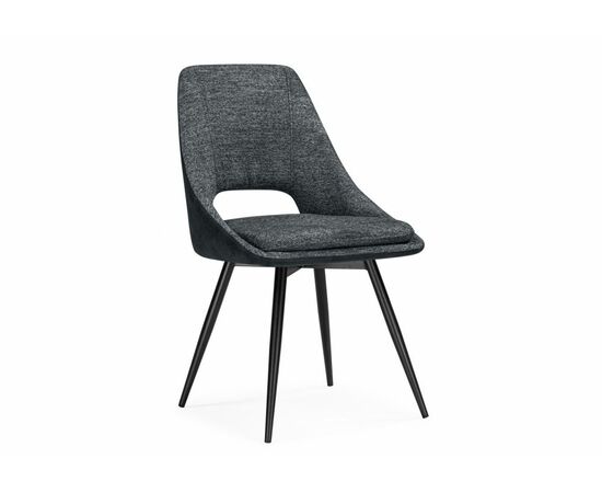 Стул на металлокаркасе Avianus вращающийся темно-серый / черный | Интернет магазин мебели и декора LifeDekor