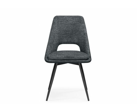 Стул на металлокаркасе Avianus вращающийся темно-серый / черный, изображение 3 | Интернет магазин мебели и декора LifeDekor