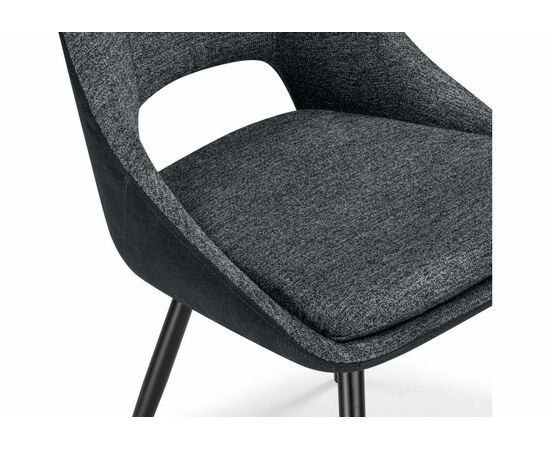 Стул на металлокаркасе Avianus вращающийся темно-серый / черный, изображение 7 | Интернет магазин мебели и декора LifeDekor