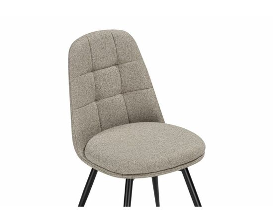 Стул на металлокаркасе Texas 1 поворотный бежевый / черный, изображение 6 | Интернет магазин мебели и декора LifeDekor