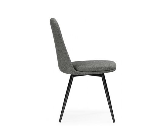 Стул на металлокаркасе Texas 1 поворотный светло-серый / черный, изображение 3 | Интернет магазин мебели и декора LifeDekor