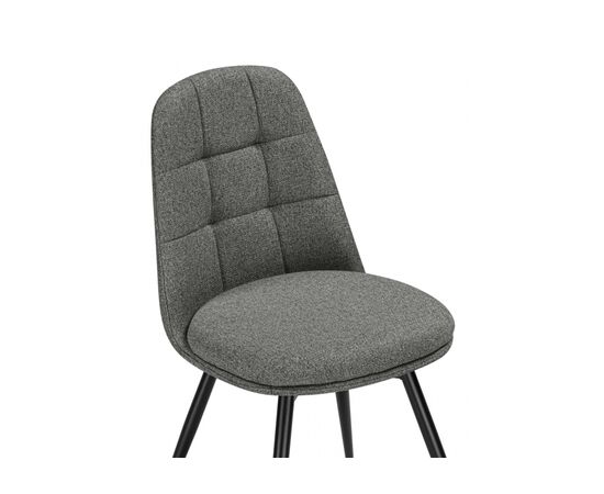 Стул на металлокаркасе Texas 1 поворотный светло-серый / черный, изображение 6 | Интернет магазин мебели и декора LifeDekor