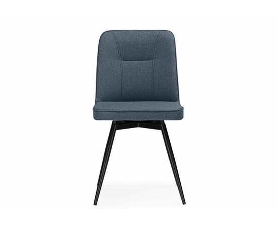 Стул на металлокаркасе Texas 3 поворотный синий / черный, изображение 2 | Интернет магазин мебели и декора LifeDekor