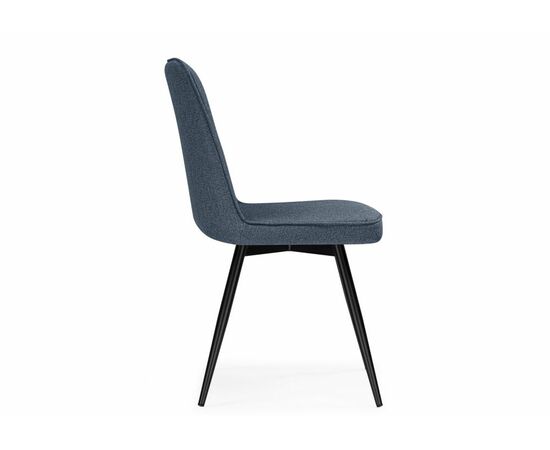 Стул на металлокаркасе Texas 3 поворотный синий / черный, изображение 3 | Интернет магазин мебели и декора LifeDekor