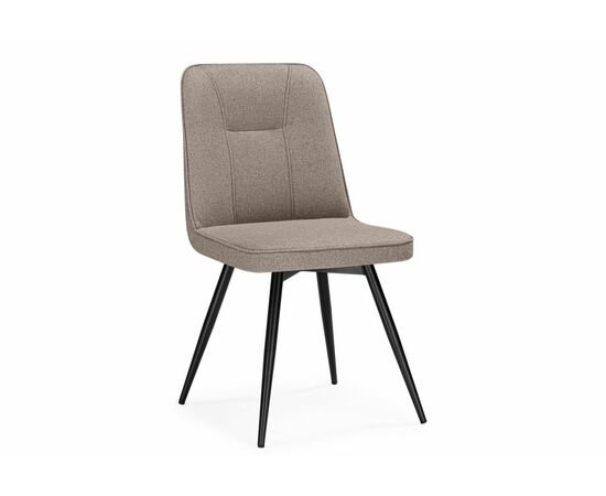 Стул на металлокаркасе Texas 3 поворотный светло-коричневый / черный | Интернет магазин мебели и декора LifeDekor