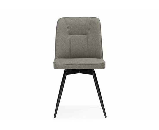 Стул на металлокаркасе Texas 3 поворотный светло-серый / черный, изображение 2 | Интернет магазин мебели и декора LifeDekor