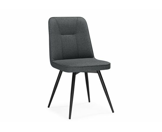 Стул на металлокаркасе Texas 3 поворотный темно-серый / черный | Интернет магазин мебели и декора LifeDekor