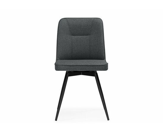 Стул на металлокаркасе Texas 3 поворотный темно-серый / черный, изображение 2 | Интернет магазин мебели и декора LifeDekor