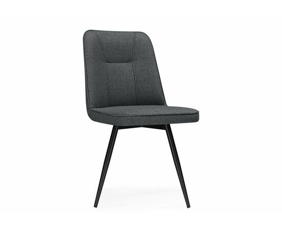 Стул на металлокаркасе Texas 3 поворотный темно-серый / черный, изображение 4 | Интернет магазин мебели и декора LifeDekor