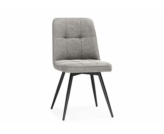 Стул на металлокаркасе Texas 4 поворотный бежевый / черный | Интернет магазин мебели и декора LifeDekor