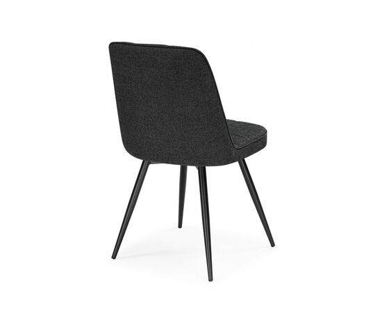 Стул на металлокаркасе Texas 4 поворотный темно-серый / черный, изображение 4 | Интернет магазин мебели и декора LifeDekor