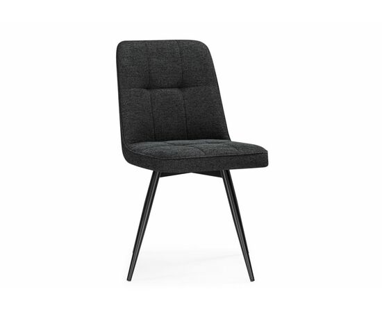 Стул на металлокаркасе Texas 4 поворотный темно-серый / черный, изображение 5 | Интернет магазин мебели и декора LifeDekor