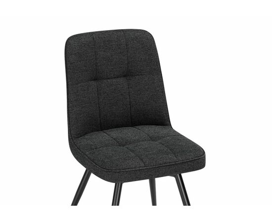 Стул на металлокаркасе Texas 4 поворотный темно-серый / черный, изображение 6 | Интернет магазин мебели и декора LifeDekor