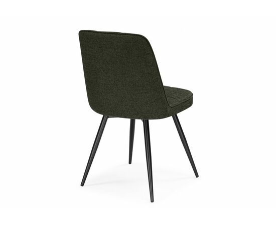 Стул на металлокаркасе Texas 4 поворотный темно-зеленый / черный, изображение 5 | Интернет магазин мебели и декора LifeDekor