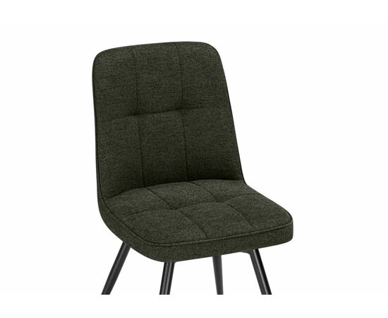 Стул на металлокаркасе Texas 4 поворотный темно-зеленый / черный, изображение 6 | Интернет магазин мебели и декора LifeDekor