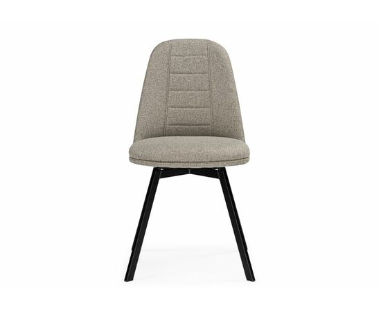 Стул на металлокаркасе Texas 2 латте поворотный / черный, изображение 2 | Интернет магазин мебели и декора LifeDekor