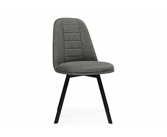 Стул на металлокаркасе Texas 2 светло-серый поворотный / черный, изображение 4 | Интернет магазин мебели и декора LifeDekor