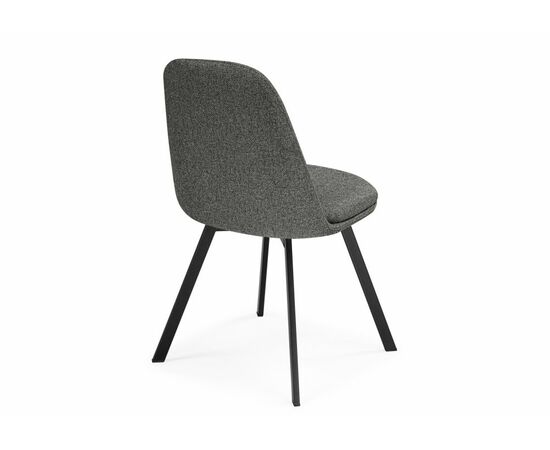 Стул на металлокаркасе Texas 2 светло-серый поворотный / черный, изображение 5 | Интернет магазин мебели и декора LifeDekor