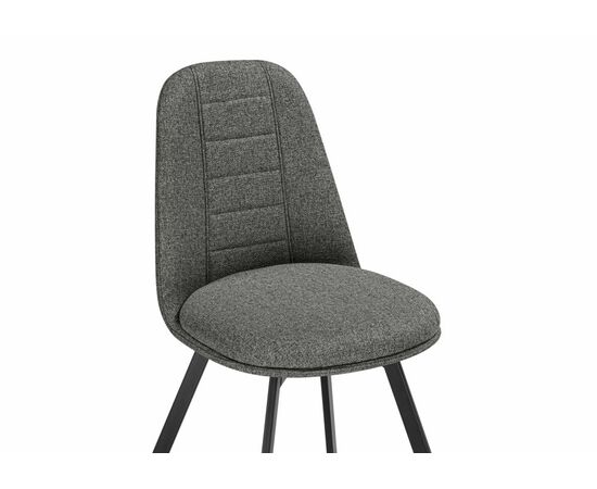 Стул на металлокаркасе Texas 2 светло-серый поворотный / черный, изображение 6 | Интернет магазин мебели и декора LifeDekor