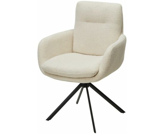 Стул DAREM Белый букле Davis now or never -03 / черный каркас, ®DISAUR | Интернет магазин мебели и декора LifeDekor