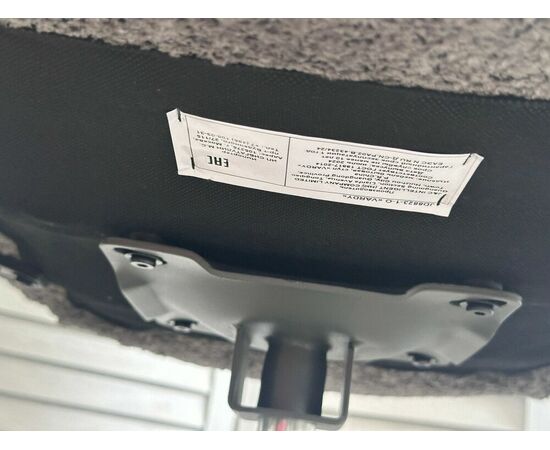 Стул VARDY 360 град.поворот. Темно-серый  букле XD841-16 / Серый, ®DISAUR, изображение 5 | Интернет магазин мебели и декора LifeDekor